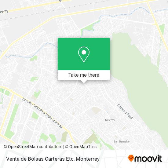 Venta de Bolsas Carteras Etc map