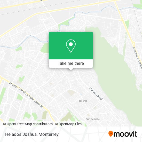 Mapa de Helados Joshua