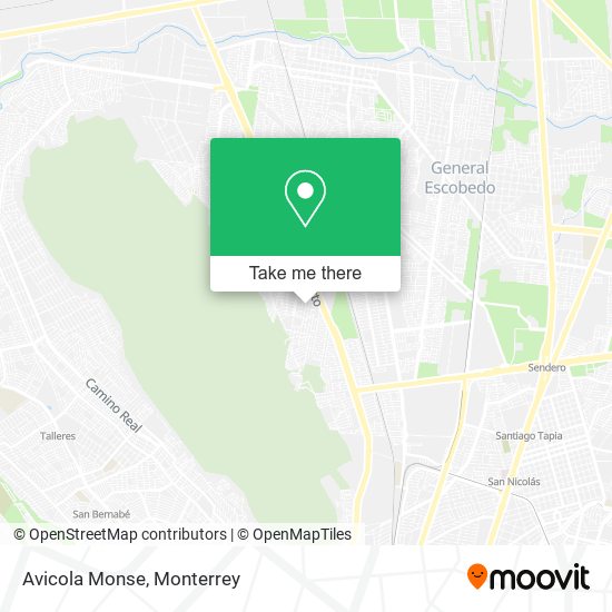 Avicola Monse map