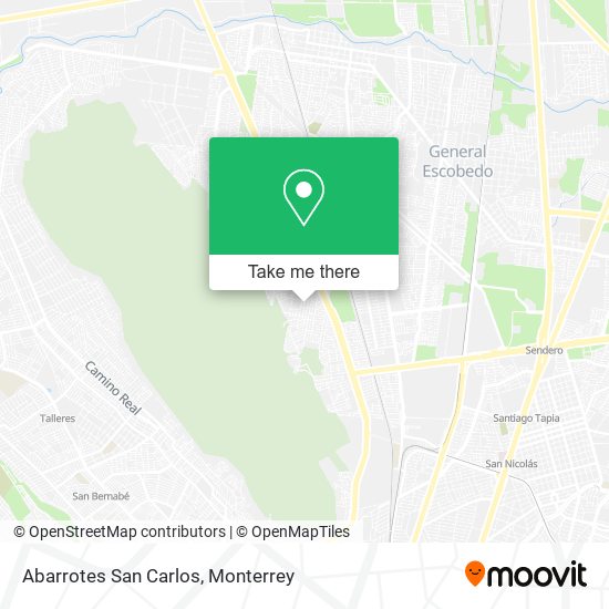 Abarrotes San Carlos map