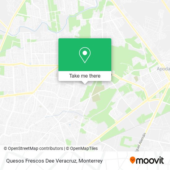 Mapa de Quesos Frescos Dee Veracruz