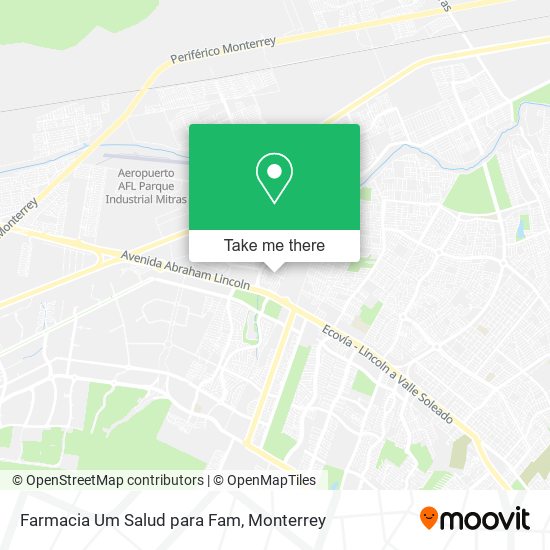 Farmacia Um Salud para Fam map