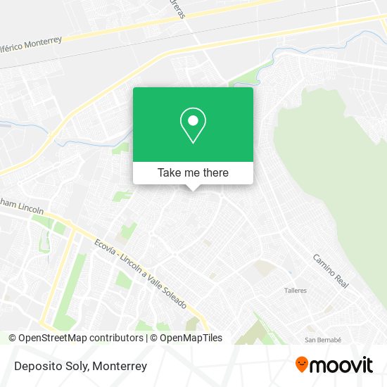 Deposito Soly map