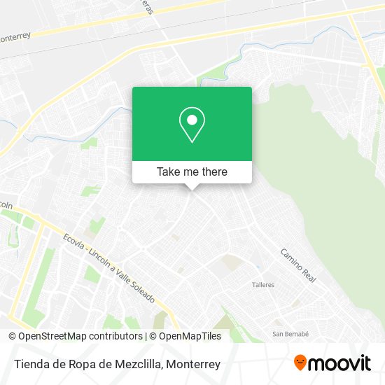 Tienda de Ropa de Mezclilla map