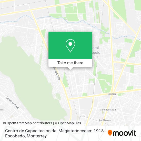 Centro de Capacitacion del Magisteriocecam 1918 Escobedo map