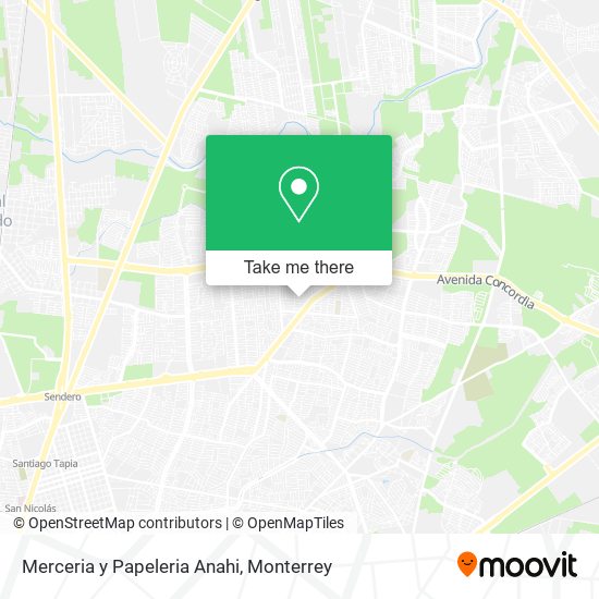 Merceria y Papeleria Anahi map