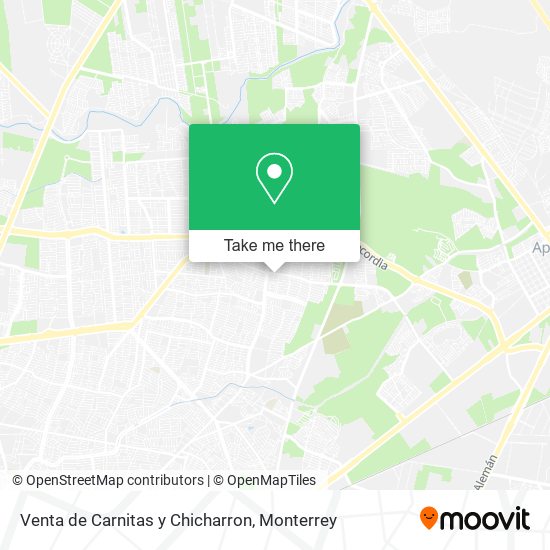 Venta de Carnitas y Chicharron map