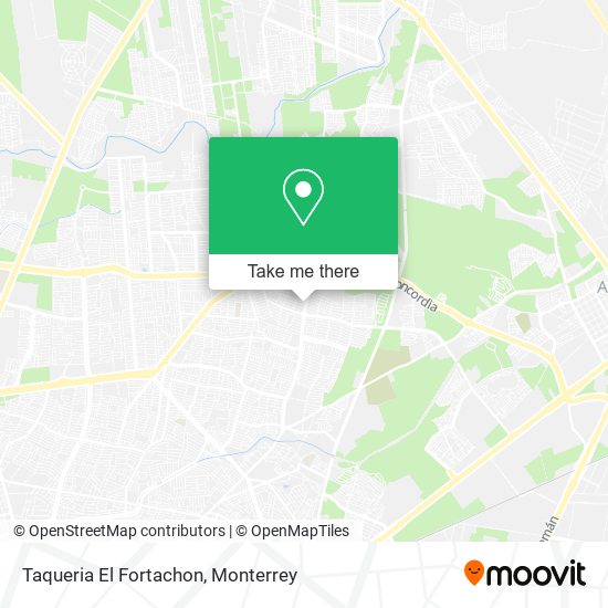 Mapa de Taqueria El Fortachon