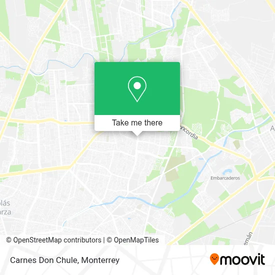 Carnes Don Chule map
