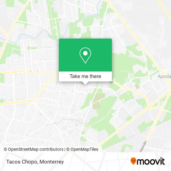 Mapa de Tacos Chopo