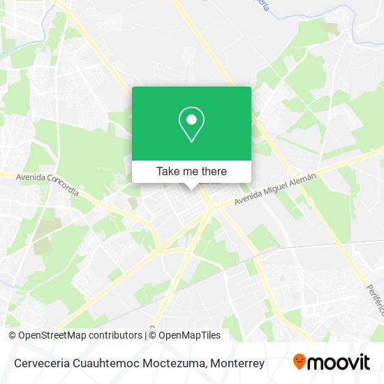 Cerveceria Cuauhtemoc Moctezuma map