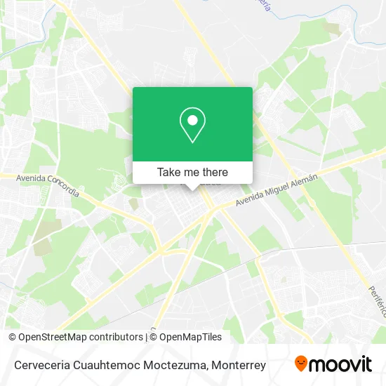 Cerveceria Cuauhtemoc Moctezuma map