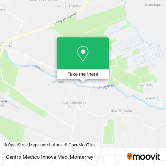 Mapa de Centro Medico Innova Med