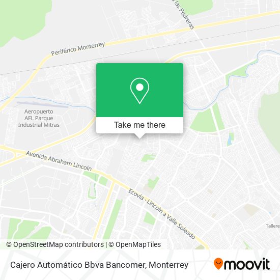 Cajero Automático Bbva Bancomer map