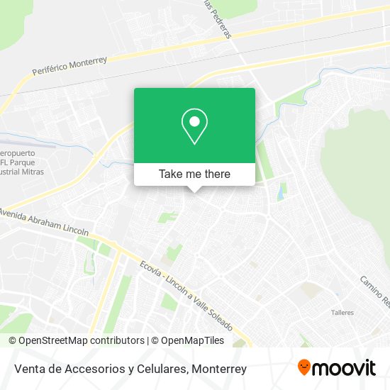 Mapa de Venta de Accesorios y Celulares