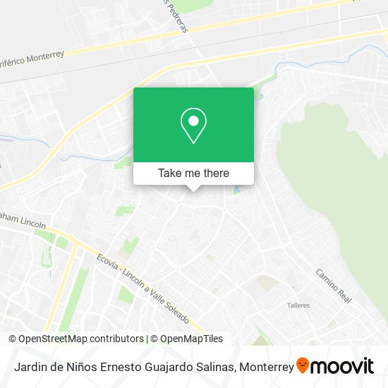 Mapa de Jardin de Niños Ernesto Guajardo Salinas