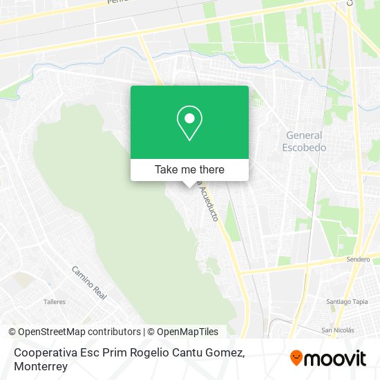 Mapa de Cooperativa Esc Prim Rogelio Cantu Gomez