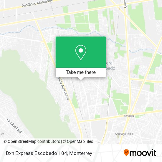 Dxn Express Escobedo 104 map