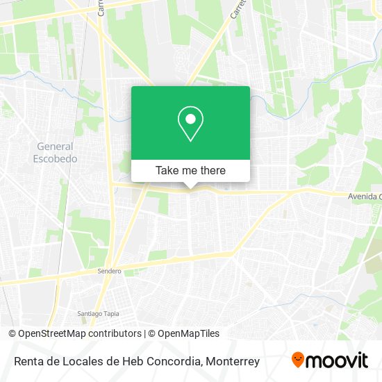 Mapa de Renta de Locales de Heb Concordia