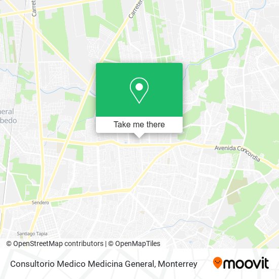 Mapa de Consultorio Medico Medicina General