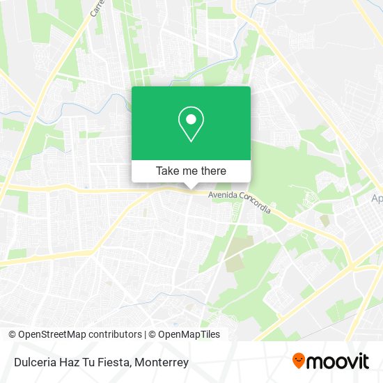 Dulceria Haz Tu Fiesta map