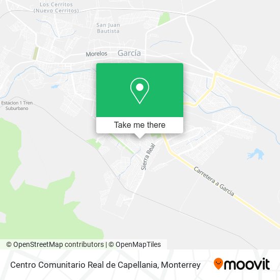 Mapa de Centro Comunitario Real de Capellania
