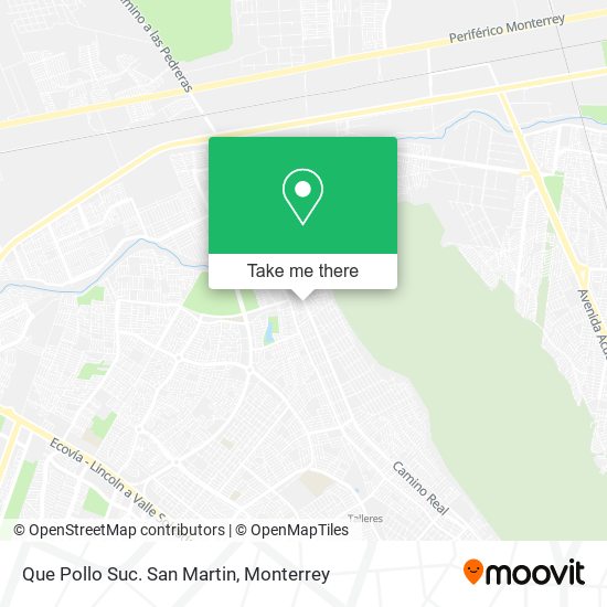 Que Pollo Suc. San Martin map