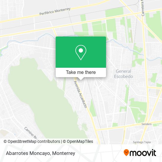 Mapa de Abarrotes Moncayo