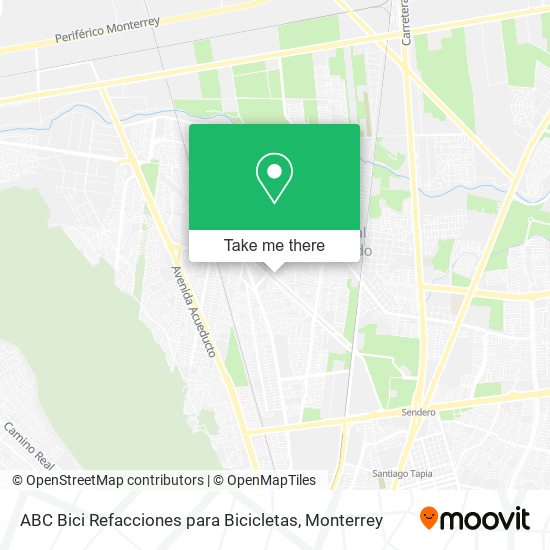 ABC Bici Refacciones para Bicicletas map