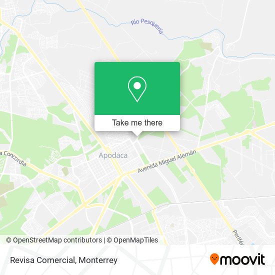 Revisa Comercial map