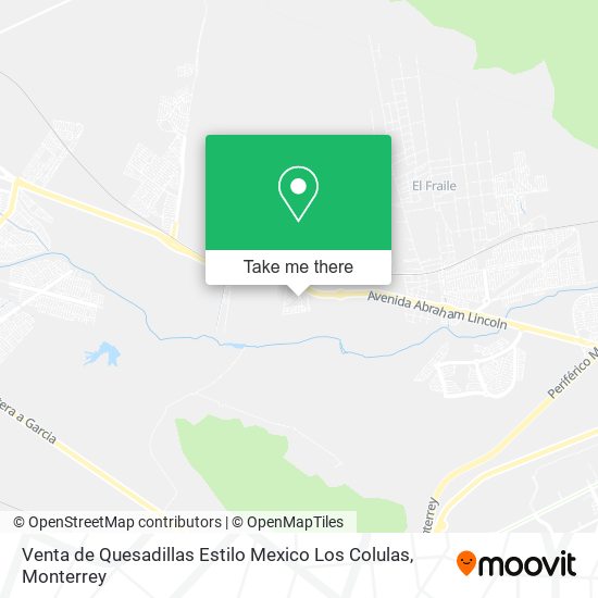 Venta de Quesadillas Estilo Mexico Los Colulas map