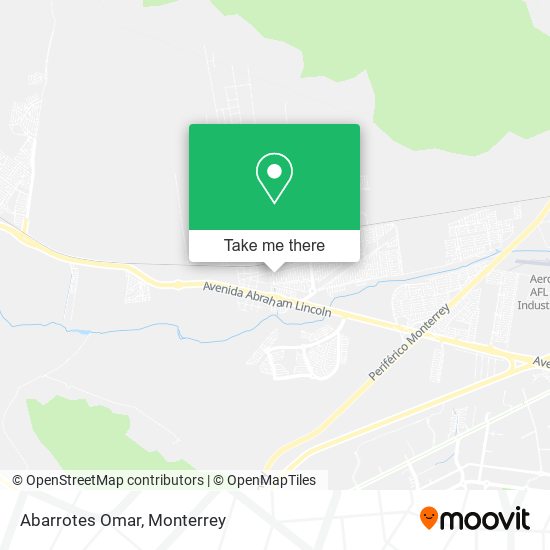 Abarrotes Omar map