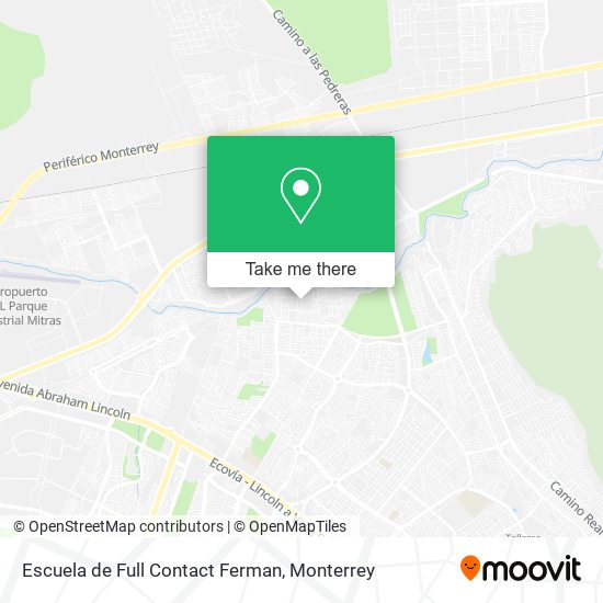 Escuela de Full Contact Ferman map