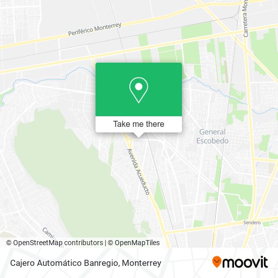 Cajero Automático Banregio map