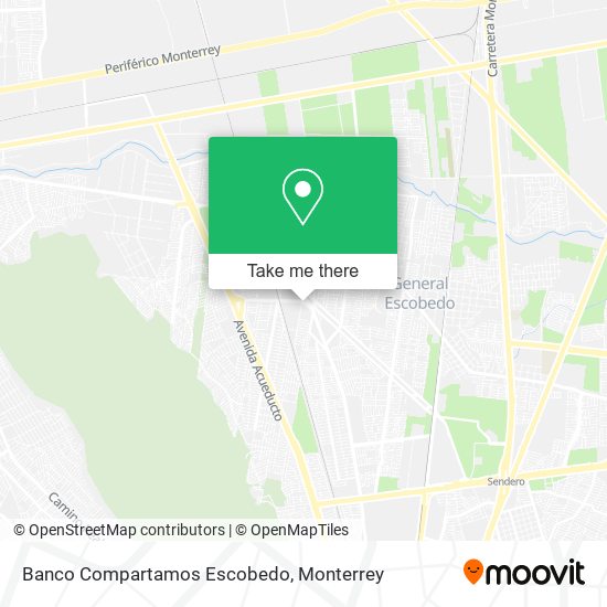 Banco Compartamos Escobedo map