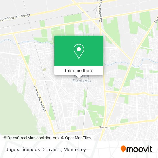 Mapa de Jugos Licuados Don Julio