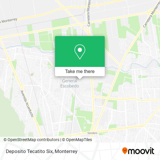 Mapa de Deposito Tecatito Six