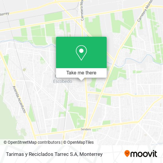 Mapa de Tarimas y Reciclados Tarrec S.A