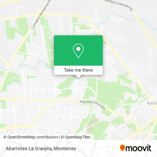 Abarrotes La Granjita map