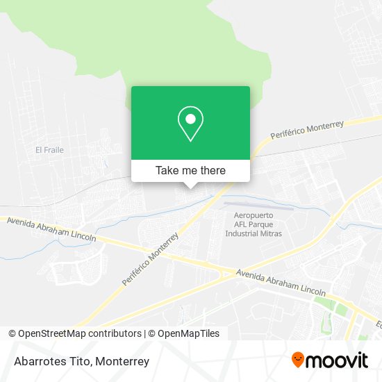 Abarrotes Tito map