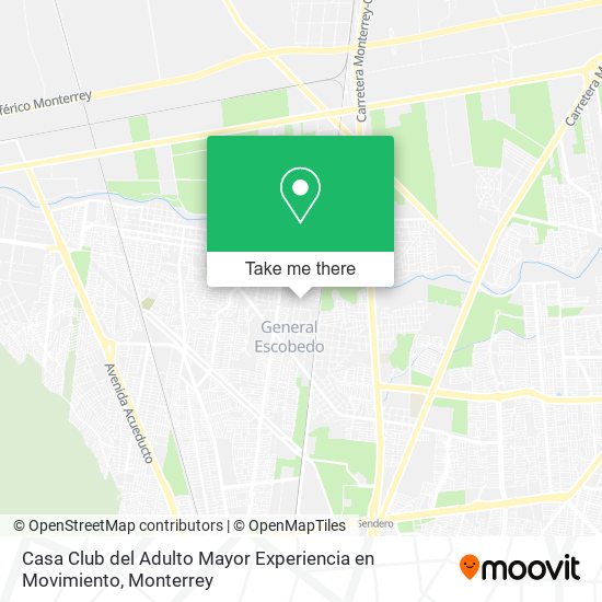 Casa Club del Adulto Mayor Experiencia en Movimiento map