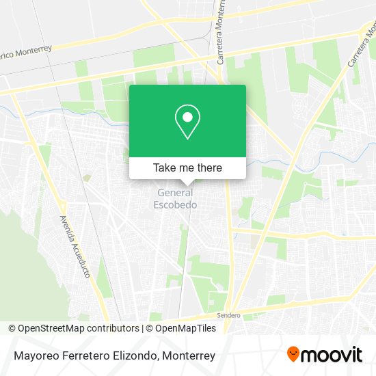 Mapa de Mayoreo Ferretero Elizondo