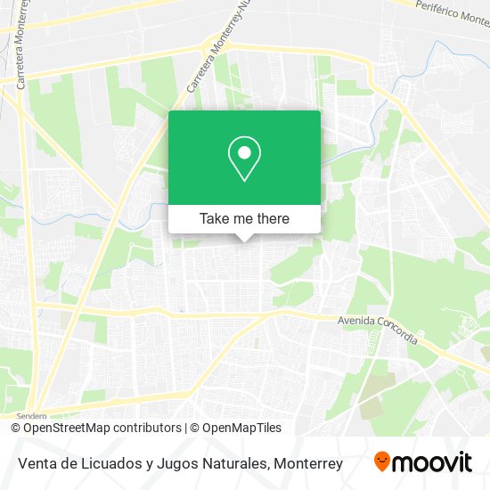 Venta de Licuados y Jugos Naturales map