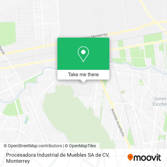 Mapa de Procesadora Industrial de Muebles SA de CV