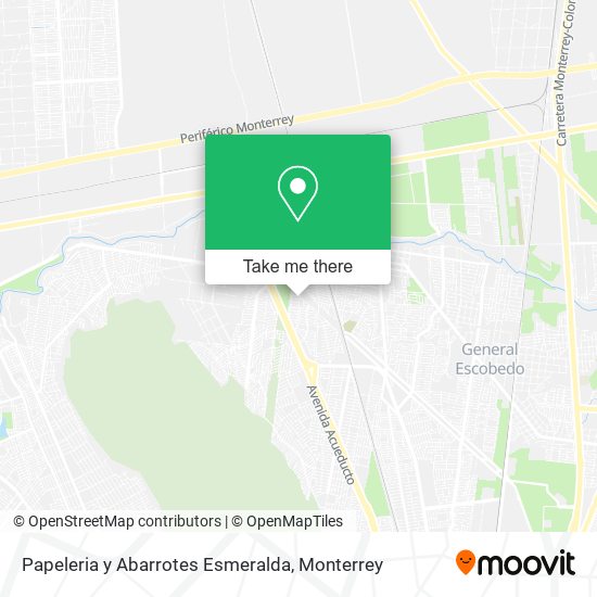 Papeleria y Abarrotes Esmeralda map