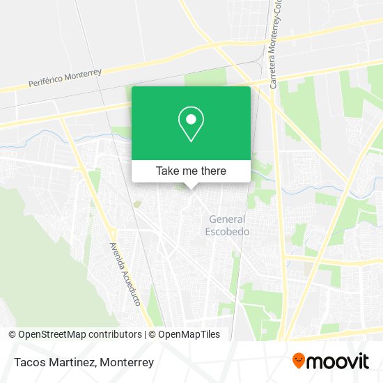 Tacos Martinez map