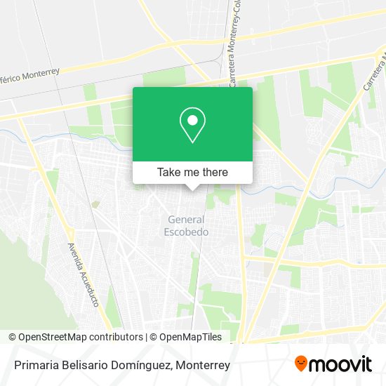Mapa de Primaria Belisario Domínguez