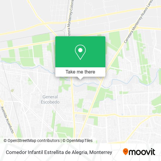 Comedor Infantil Estrellita de Alegria map