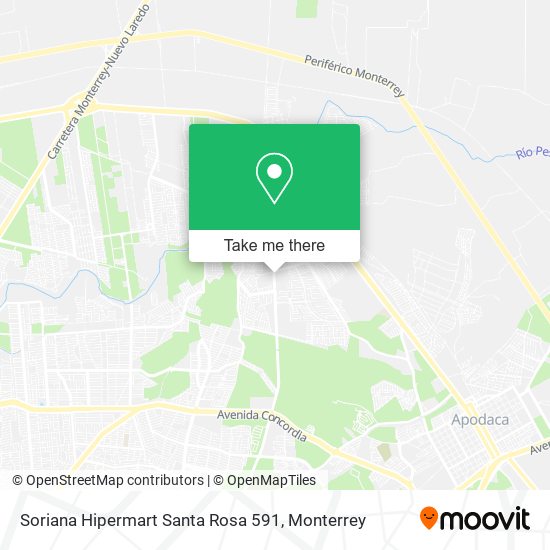 Soriana Hipermart Santa Rosa 591 map