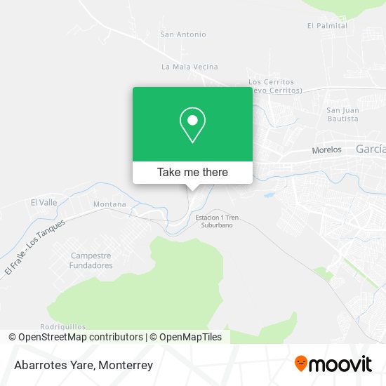 Mapa de Abarrotes Yare